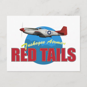 Carte Postale Red Tails Tuskegee Airmen