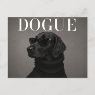 Carte Postale Rédaction de mode luxueuse pour Retriever à poil p