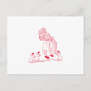 Carte Postale Redécoupage des souris aveugles
