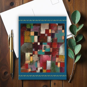 Carte Postale Redgreen and Violet-Yellow Rhythms, Klee (1920)