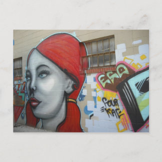 Carte Postale Redheaded Mystery Woman Postcard