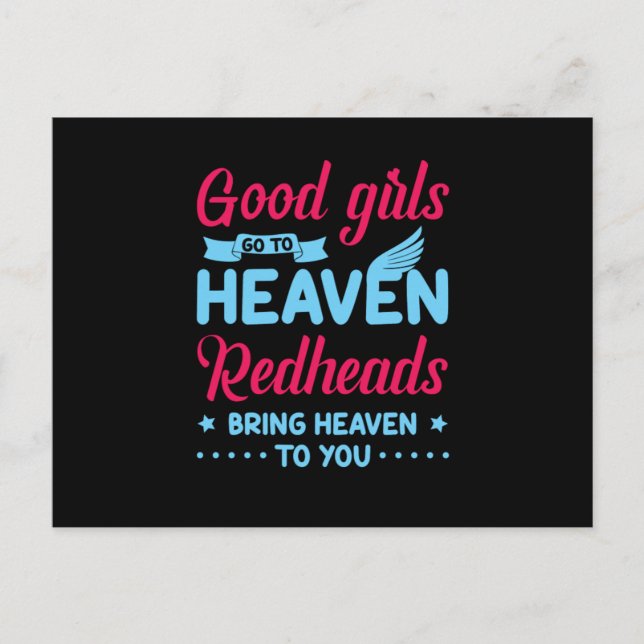 Carte Postale Redheads Red Hair Redhead Ginger Freckles Cadeau (Devant)