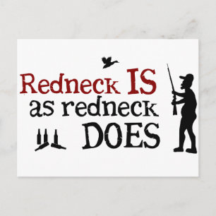 Carte Postale Redneck est comme Redneck fait