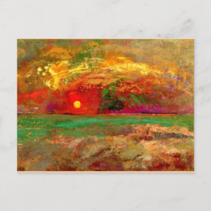 Carte Postale Redon - Le coucher du soleil