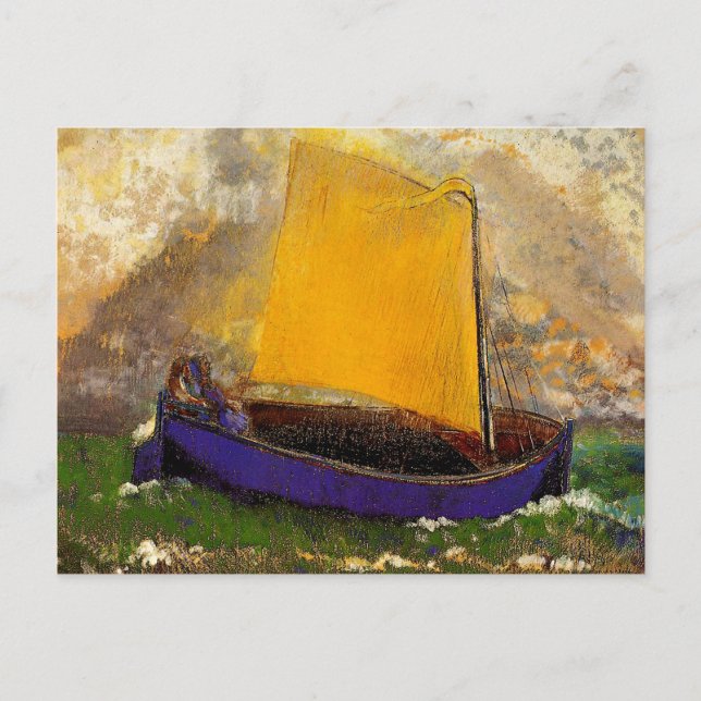 Carte Postale Redon - Le mystérieux Bateau (Devant)