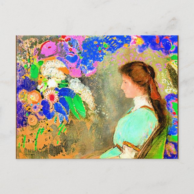 Carte Postale Redon - Violette Heymann, peinture d'art (Devant)