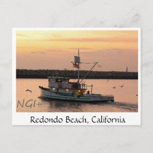 Carte Postale Redondo Beach, Californie remorqueur