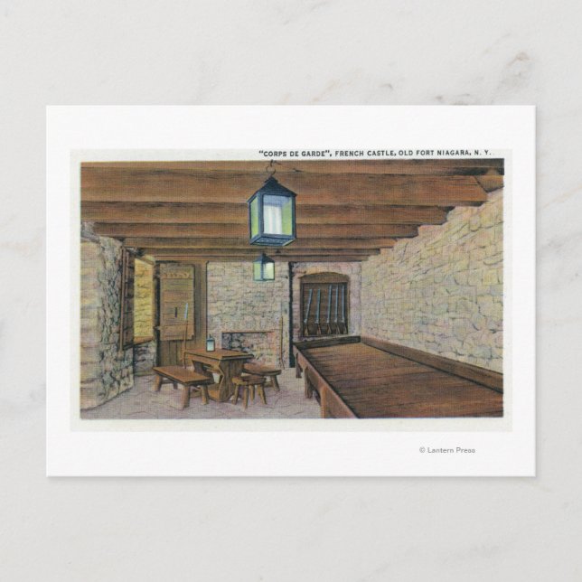 Carte Postale Redoute britannique, Casernes françaises, Magazin  (Devant)