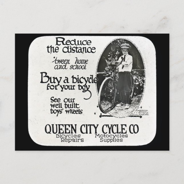 Carte Postale Réduire la distance entre la maison et l'école (Devant)