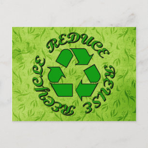Carte Postale Réduire la réutilisation du recyclage