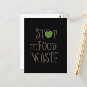 Carte Postale Réduire le recyclage des déchets alimentaires écol