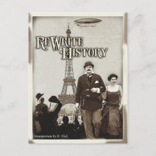 Carte postale Réécrire l'historique