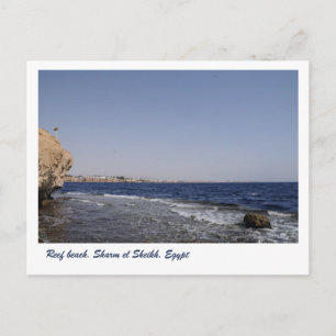 Carte Postale Reef beach, Sharm el Sheikh, Egypte