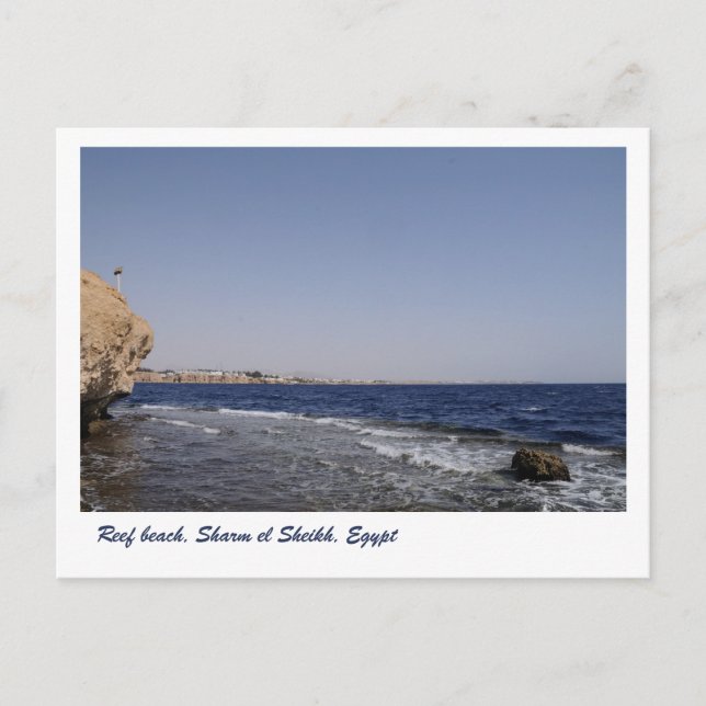 Carte Postale Reef beach, Sharm el Sheikh, Egypte (Devant)