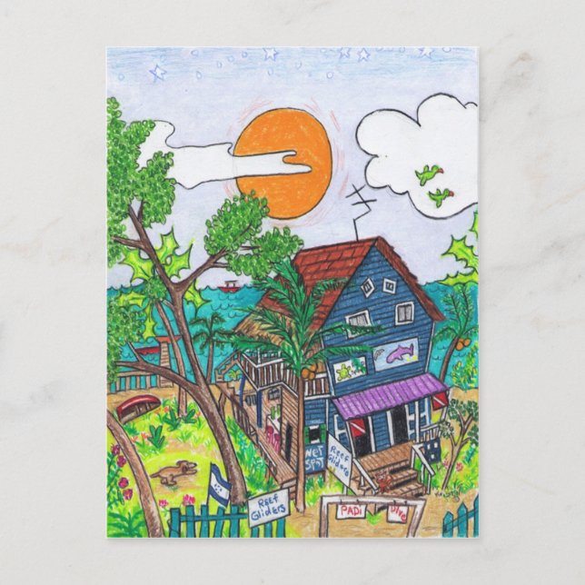 Carte postale Reef Gliders (Devant)