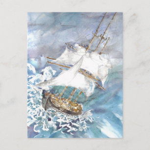 Carte postale 'Reefing'