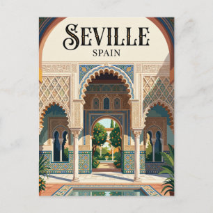 Carte Postale Réel Alcázar de Séville Espagne