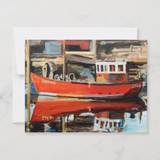 Carte Postale Reflet de bateau