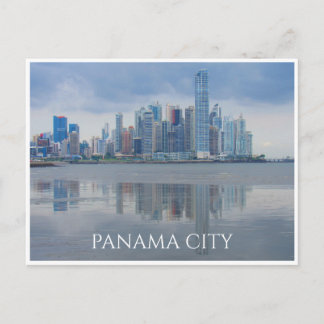 Carte Postale reflet de la ville du panama