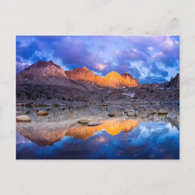 Carte Postale Reflet de montagne, Californie (Devant)