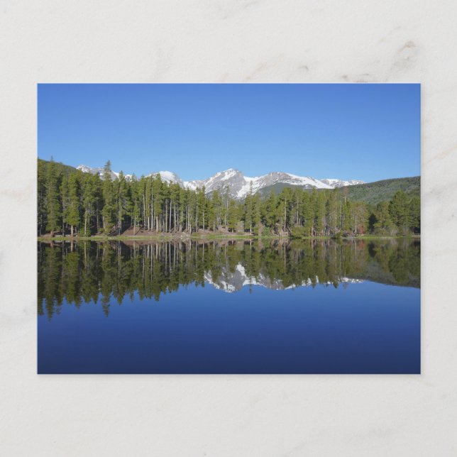 Carte Postale Reflet du lac Sprague (Devant)