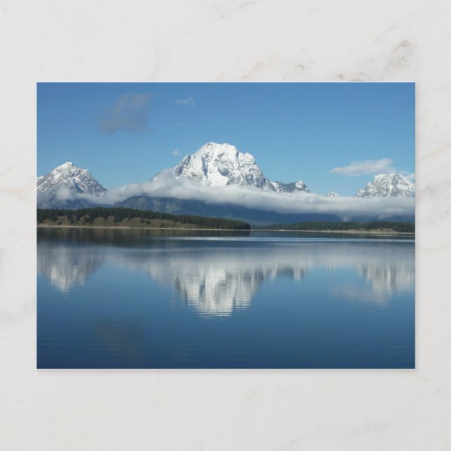 Carte Postale Reflet du mont Moran dans le Grand Teton (Devant)