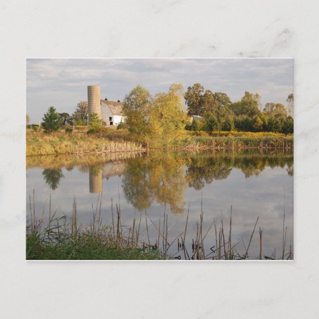 Carte Postale Reflets de grange (Devant)
