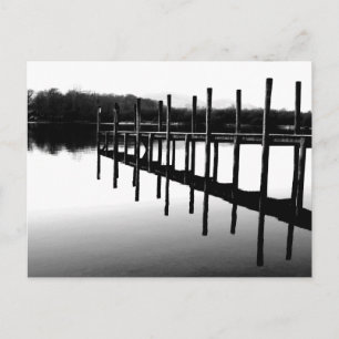 Carte Postale Reflets de la jetée en bois : Derwentwater