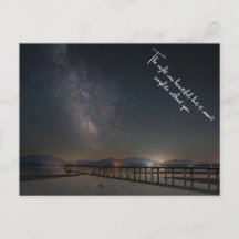 Reflets du quai sous les étoiles