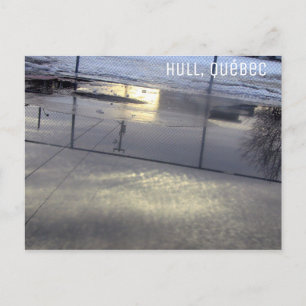 Carte Postale Reflets urbains Hull Québec Canada Clôture Nuages