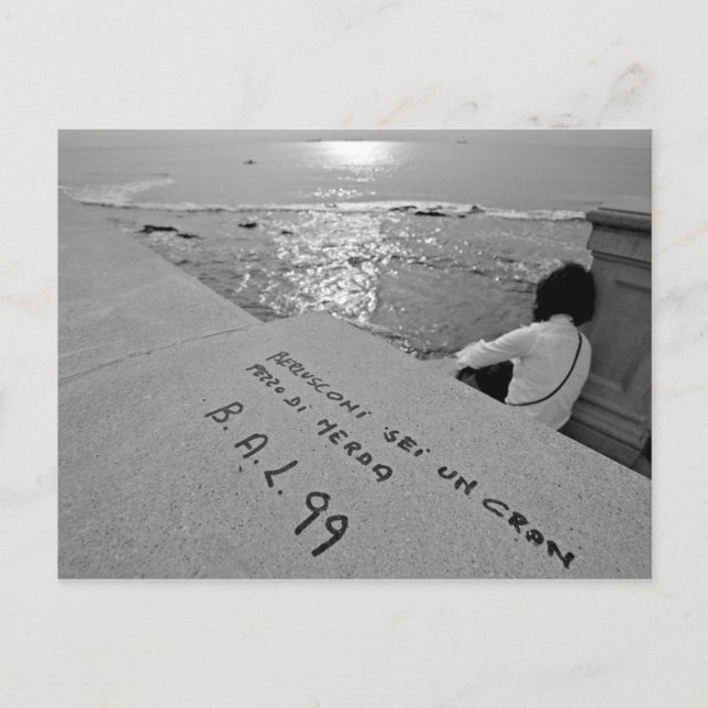 Carte Postale Réflexion balnéaire (Devant)