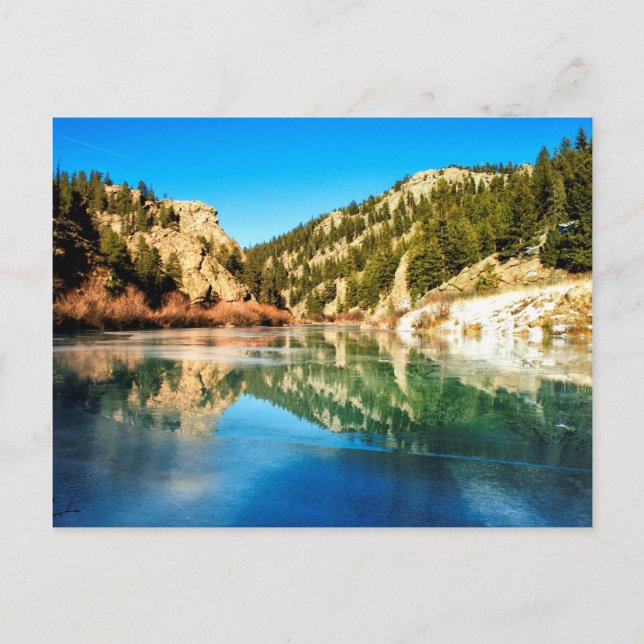 Carte Postale Réflexion dans Elevenmile Canyon (Devant)