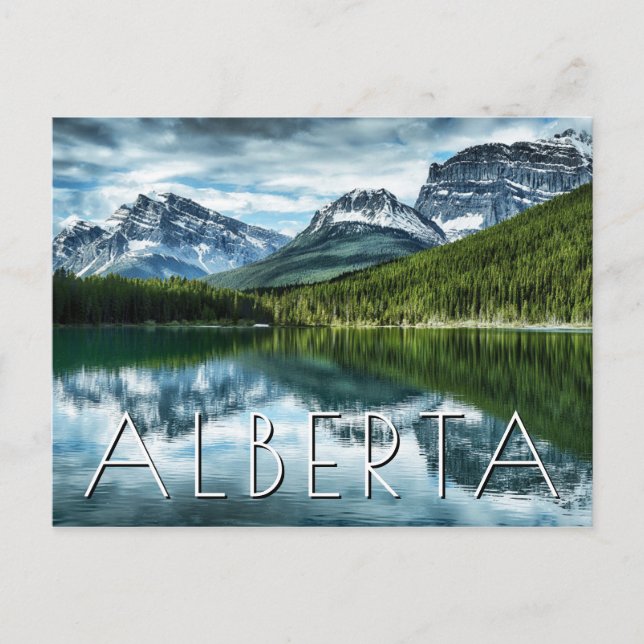 Carte Postale Réflexion de High Lake (Devant)