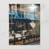 Réflexion de la fenêtre Magasin de tailleurs NYC N