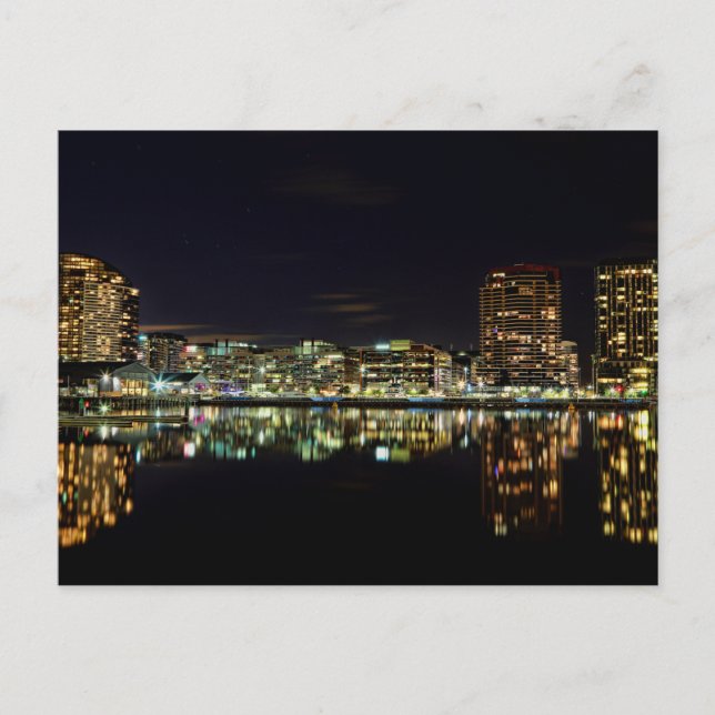 Carte Postale Réflexion de la ville (Devant)