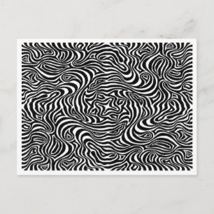 Carte Postale Réflexion De Vous Motif Sauvage Design