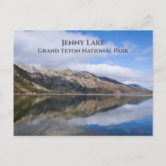 Carte Postale Réflexion sur Jenny Lake Grand Teton National Park