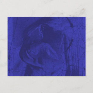 Carte Postale Réflexions bleues