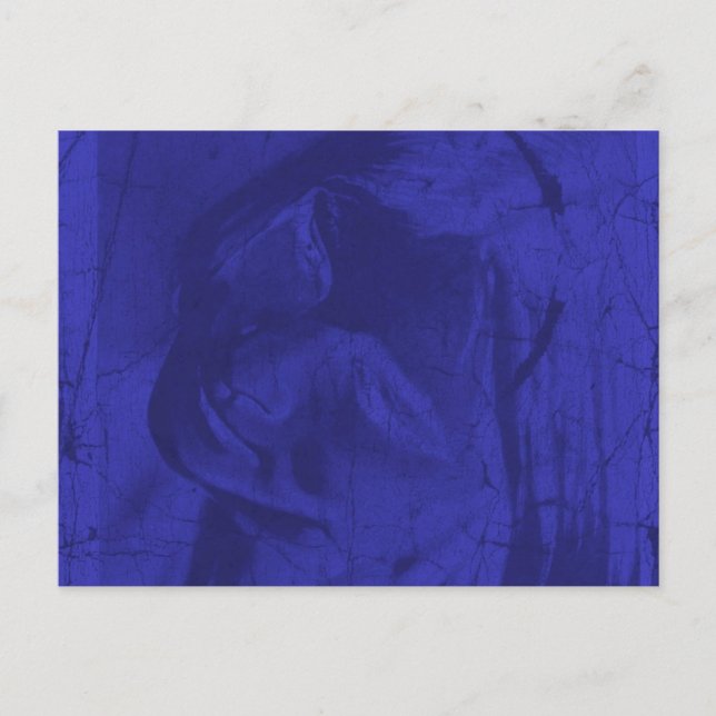 Carte Postale Réflexions bleues (Devant)