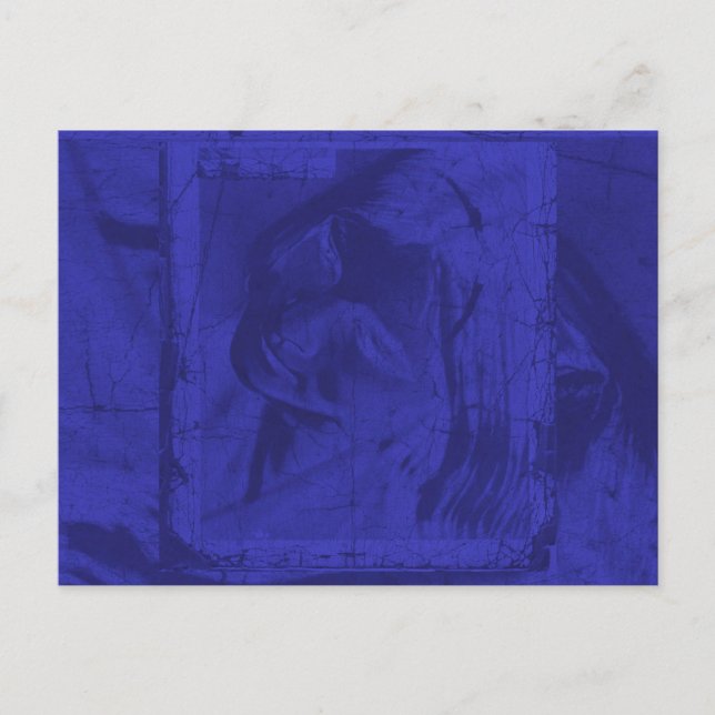 Carte Postale Réflexions bleues I (Devant)