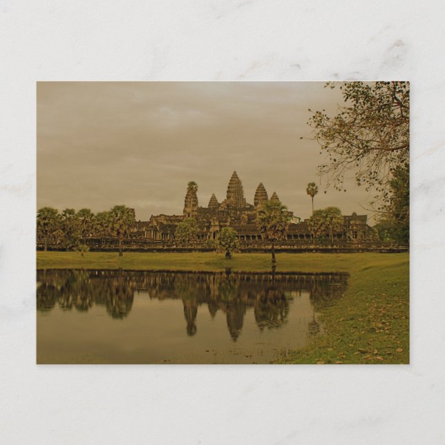 Carte Postale Réflexions d'Angkor Vat (Devant)