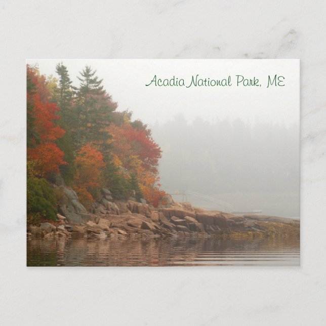 Carte Postale Réflexions d'automne (Devant)