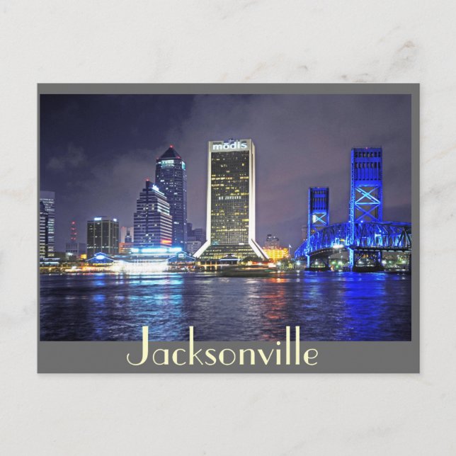 Carte Postale Réflexions de Jacksonville, Floride (Devant)