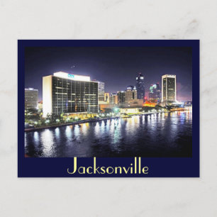 Carte Postale Réflexions de Jacksonville sur la rivière