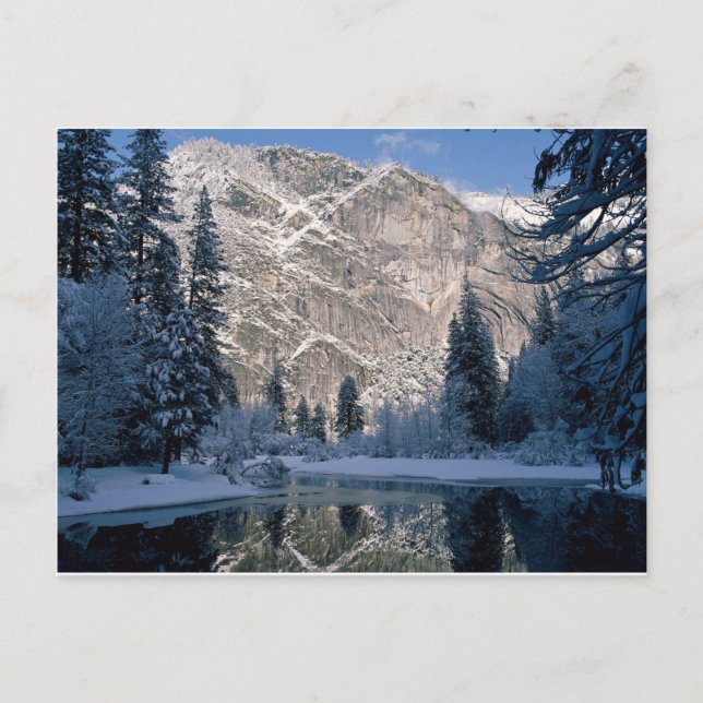 Carte Postale Réflexions de la montagne blanche (Devant)