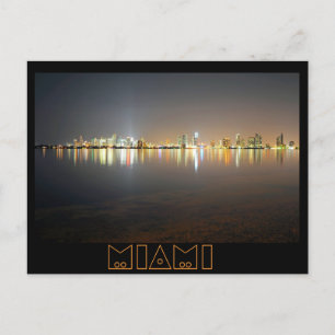 Carte Postale Réflexions de Magic City, Miami, FL