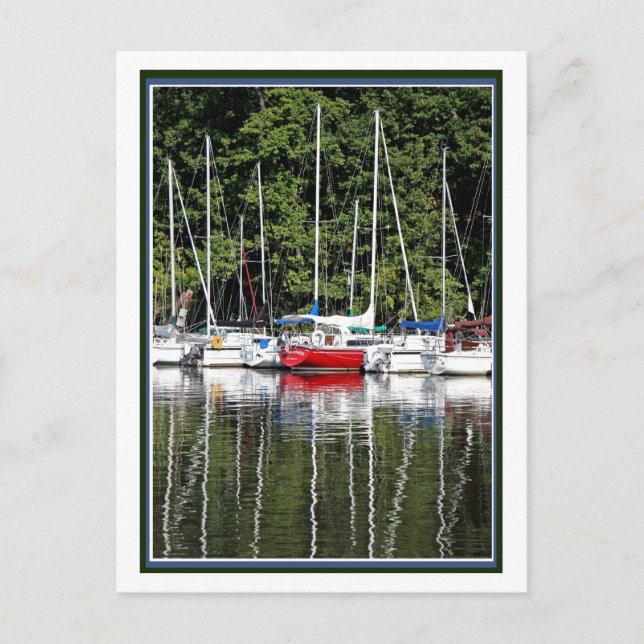 Carte Postale Réflexions de Marina (Devant)