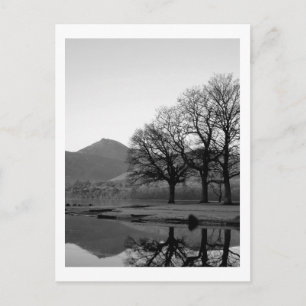 Carte Postale Réflexions de Strandshag Bay à Derwentwater Postca