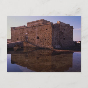 Carte Postale Réflexions, Fort Médiéval, Nea Paphos, Chypre