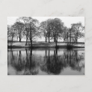 Carte Postale Réflexions hivernales : Cheshire, Angleterre